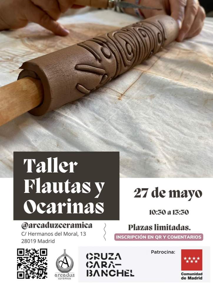 Taller de flautas y ocarinas. 27 de mayo